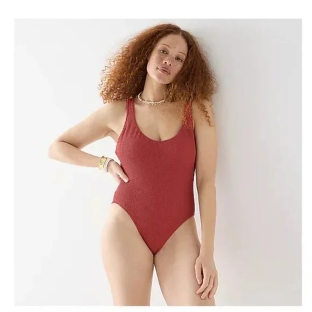 J. Crew Scrunchie One Piece Swimsuit NWT Chimney